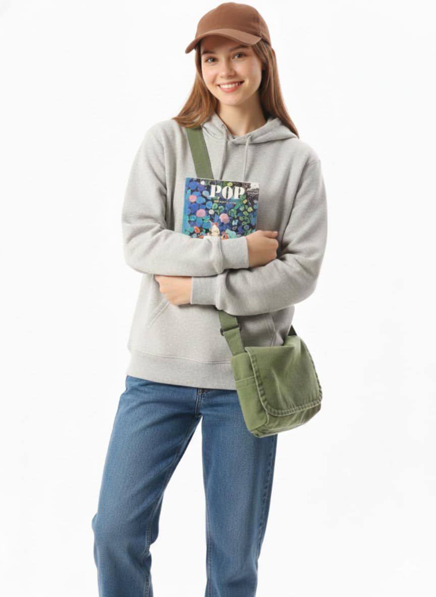 small crossbody bag for women cute canvas purse mini messenger bag