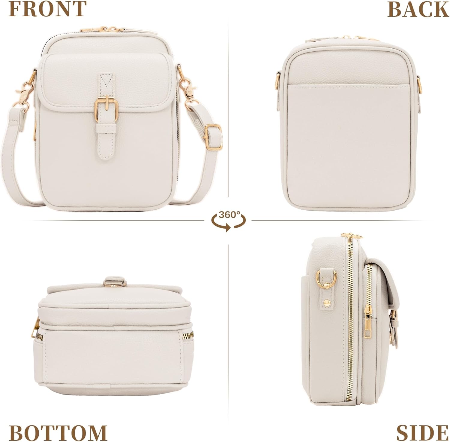 Small Crossbody Bags for Women, Vegan Leather Messenger Bag Anti Theft, Shoulder Bag with Card Slots Small Crossbody Bags for Women, Vegan Leather Messenger Bag Anti Theft, Shoulder Bag with Card Slots
