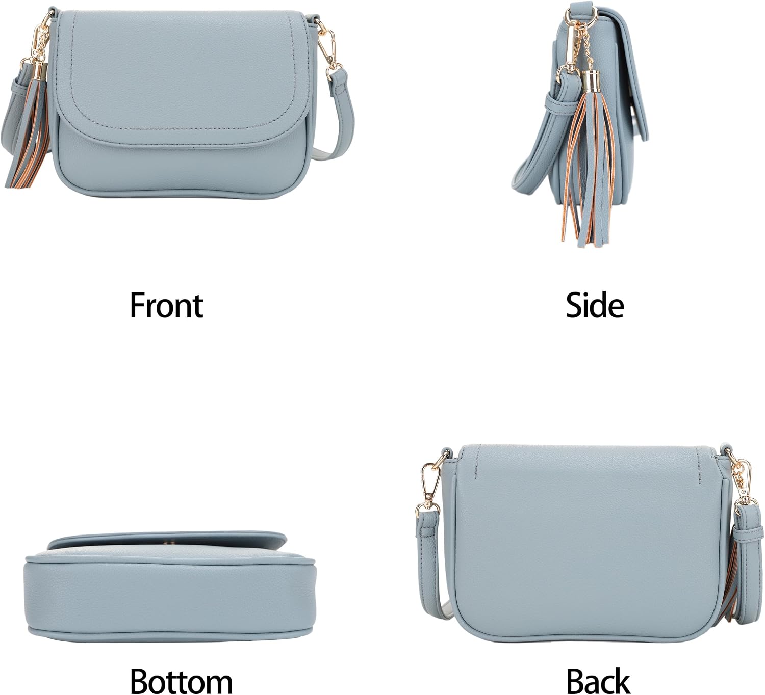 Small Crossbody Bags for Women Trendy Flap Saddle Purses with Tassel Vegan leather Shoulder bag Small Crossbody Bags for Women Trendy Flap Saddle Purses with Tassel Vegan leather Shoulder bag