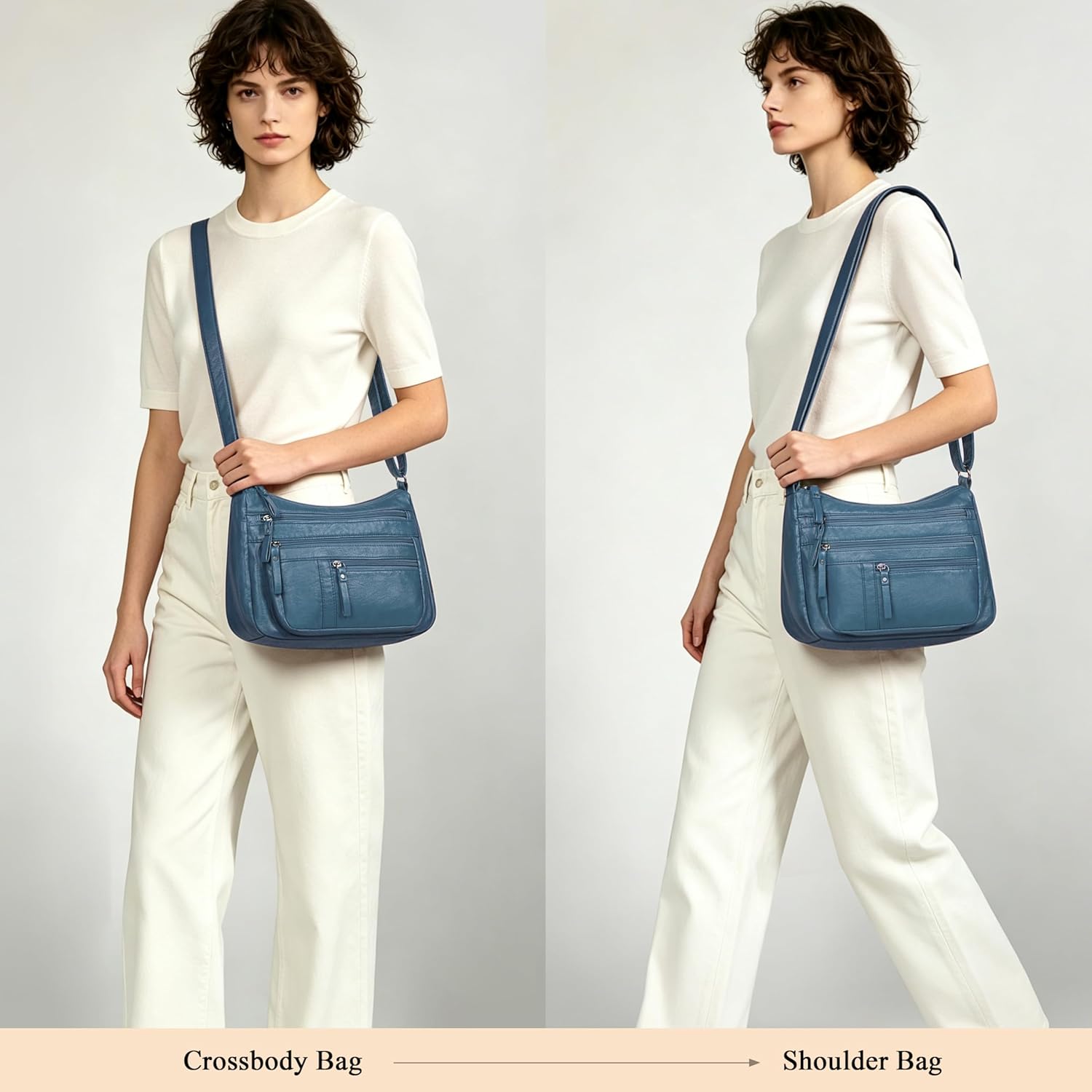 Purses for Women Vegan Leather Purses Crossbody Bags Shoulder Bags for Travel with Multi Pockets Casual Bag Purses for Women Vegan Leather Purses Crossbody Bags Shoulder Bags for Travel with Multi Pockets Casual Bag