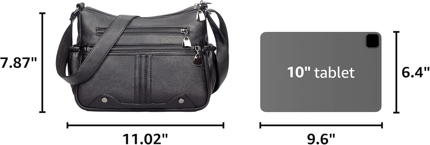 Women Soft PU Leather Shoulder Handbag Multi Pocket Crossbody Bag Ladies Medium Roomy Purses Fashion Tote Top Handle Satchel Women Soft PU Leather Shoulder Handbag Multi Pocket Crossbody Bag Ladies Medium Roomy Purses Fashion Tote Top Handle Satchel