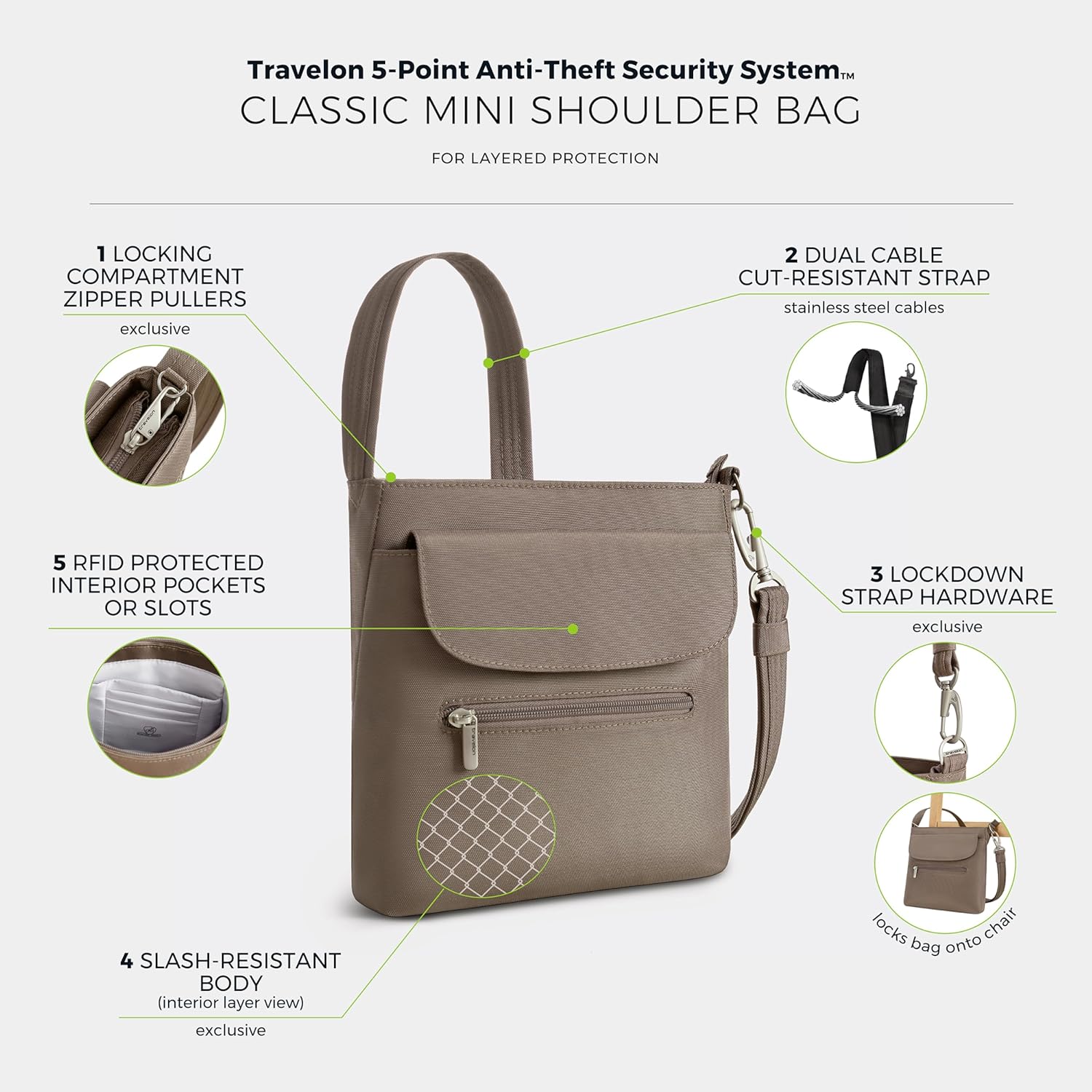 Women's Anti-Theft Classic Mini Shoulder Bag