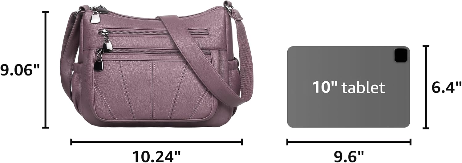 Crossbody Purse for Women Ladies Soft PU Leather Shoulder Bag Medium Roomy Handbag Fashion Tote Top Handle Satchel Crossbody Purse for Women Ladies Soft PU Leather Shoulder Bag Medium Roomy Handbag Fashion Tote Top Handle Satchel