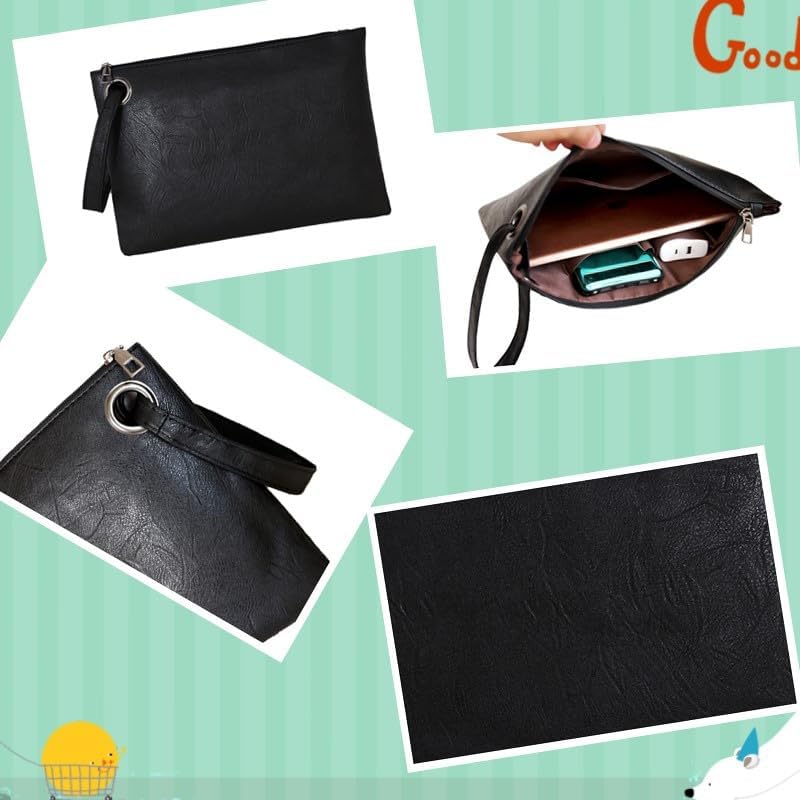 Clutch Purses for Women Evening Bag Women's Handbags Purse Trendy Designer Wedding Pu Leather Wristlet Black Clutch Purses for Women Evening Bag Women's Handbags Purse Trendy Designer Wedding Pu Leather Wristlet Black