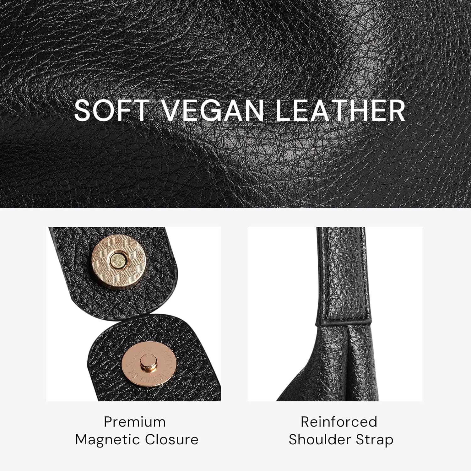 Hobo Bags for Women, Small Slouchy Hobo Purse, Soft Vegan Leather Shoulder Bag Trendy Everyday Tote Handbag, 11'' (28cm) Hobo Bags for Women, Small Slouchy Hobo Purse, Soft Vegan Leather Shoulder Bag Trendy Everyday Tote Handbag, 11'' (28cm)