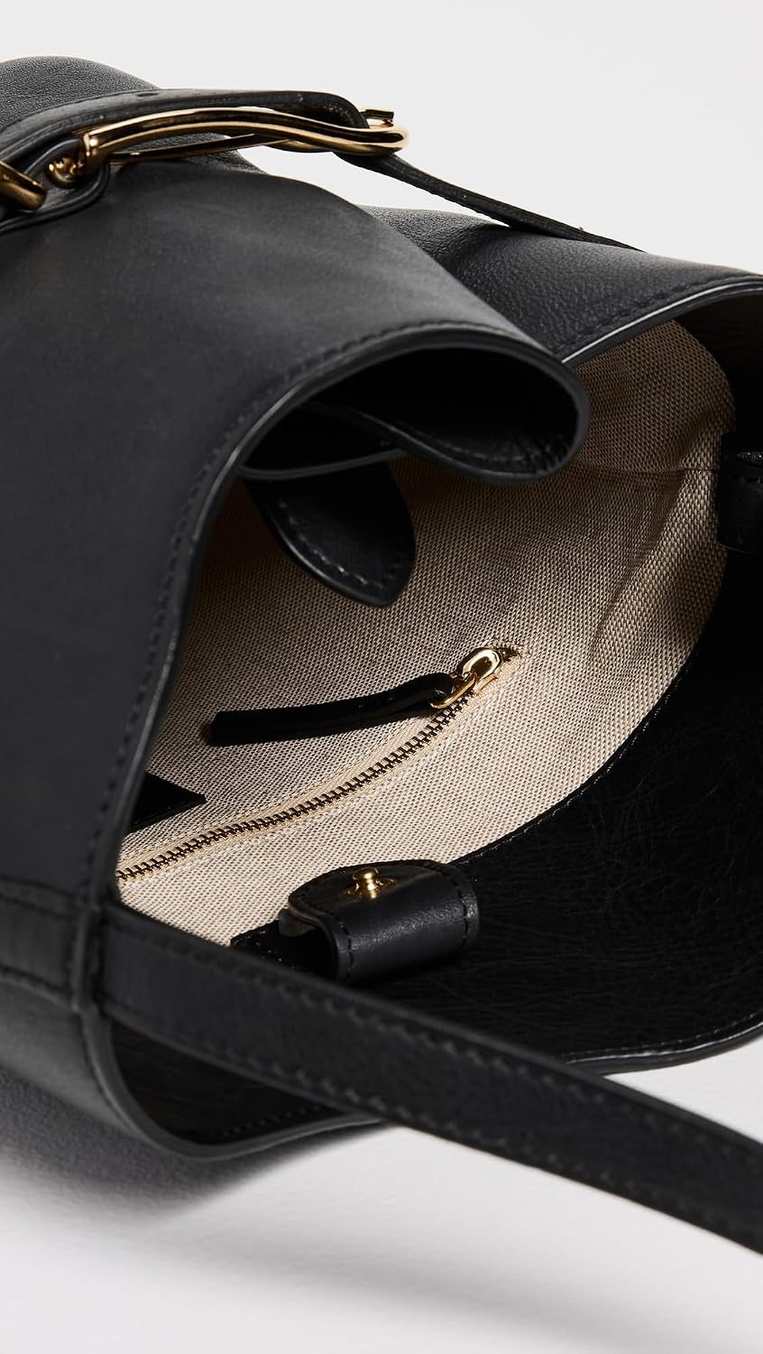 Women's Belted Bucket Bag