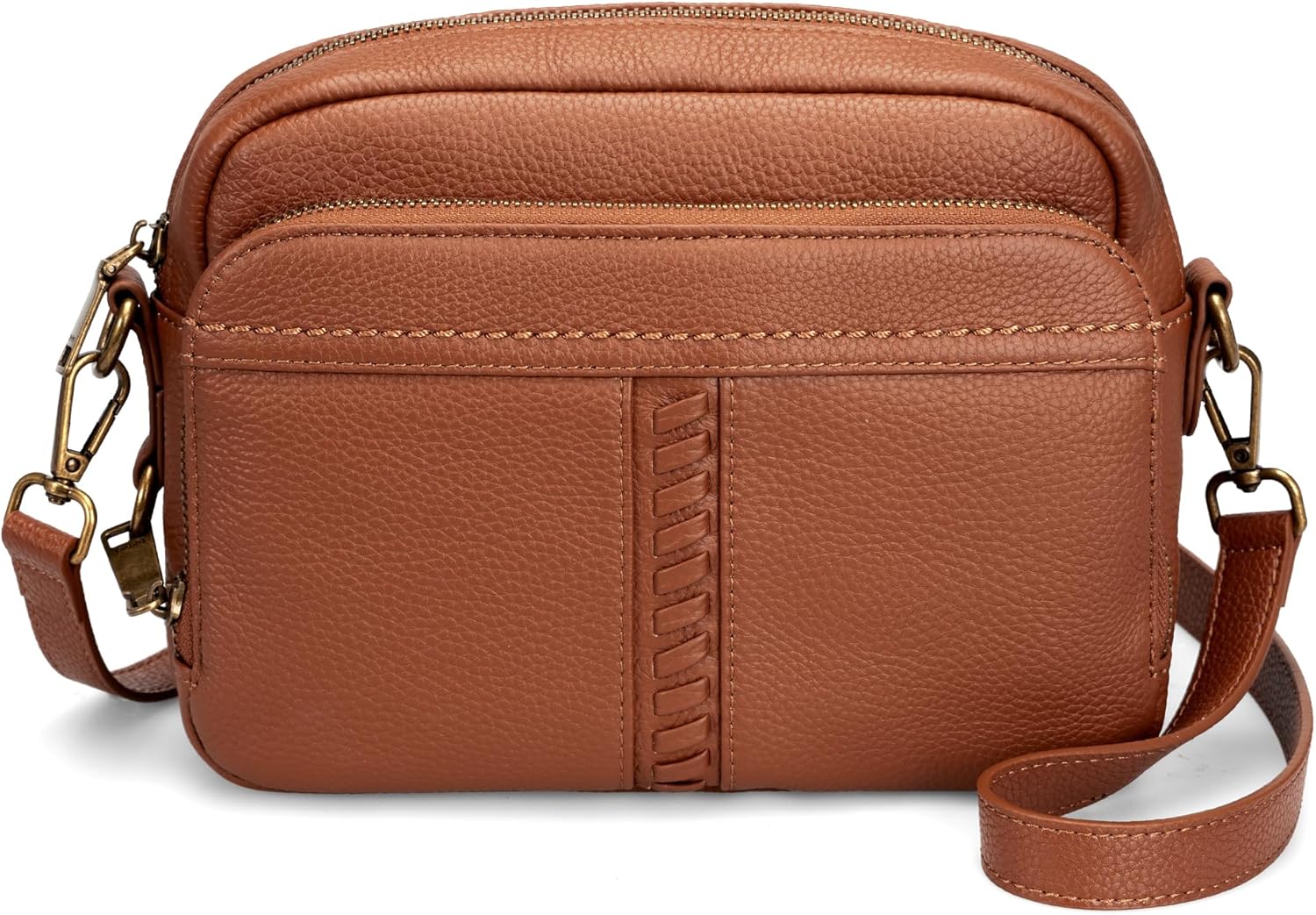 Genuine Leather Crossbody Bag for Women Anti Theft Purse and Handbags with Built in RFID Wallet Genuine Leather Crossbody Bag for Women Anti Theft Purse and Handbags with Built in RFID Wallet