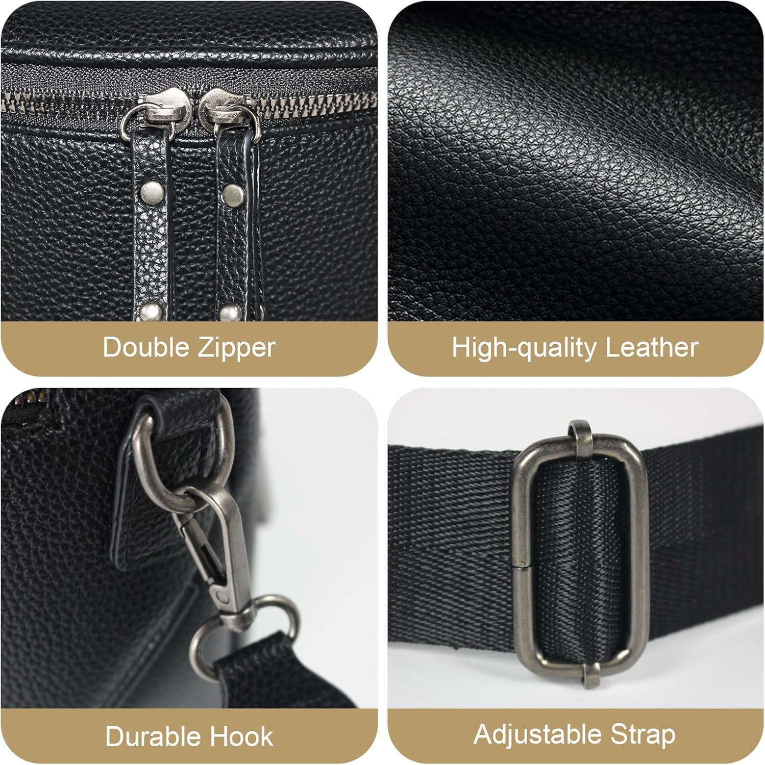 Crossbody Bags for Women Large Vegan Leather Bum Bag with Coin Purse Crossbody Bags for Women Large Vegan Leather Bum Bag with Coin Purse