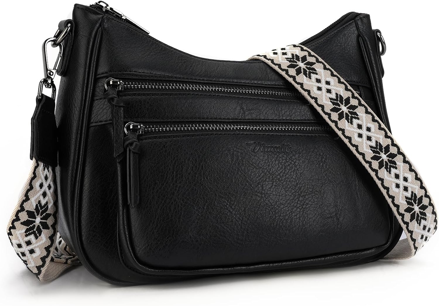 Crossbody Purses for Women Trendy Leather Crossbody Bag, Multi Pocket Shoulder Handbag Lightweight Travel Purse