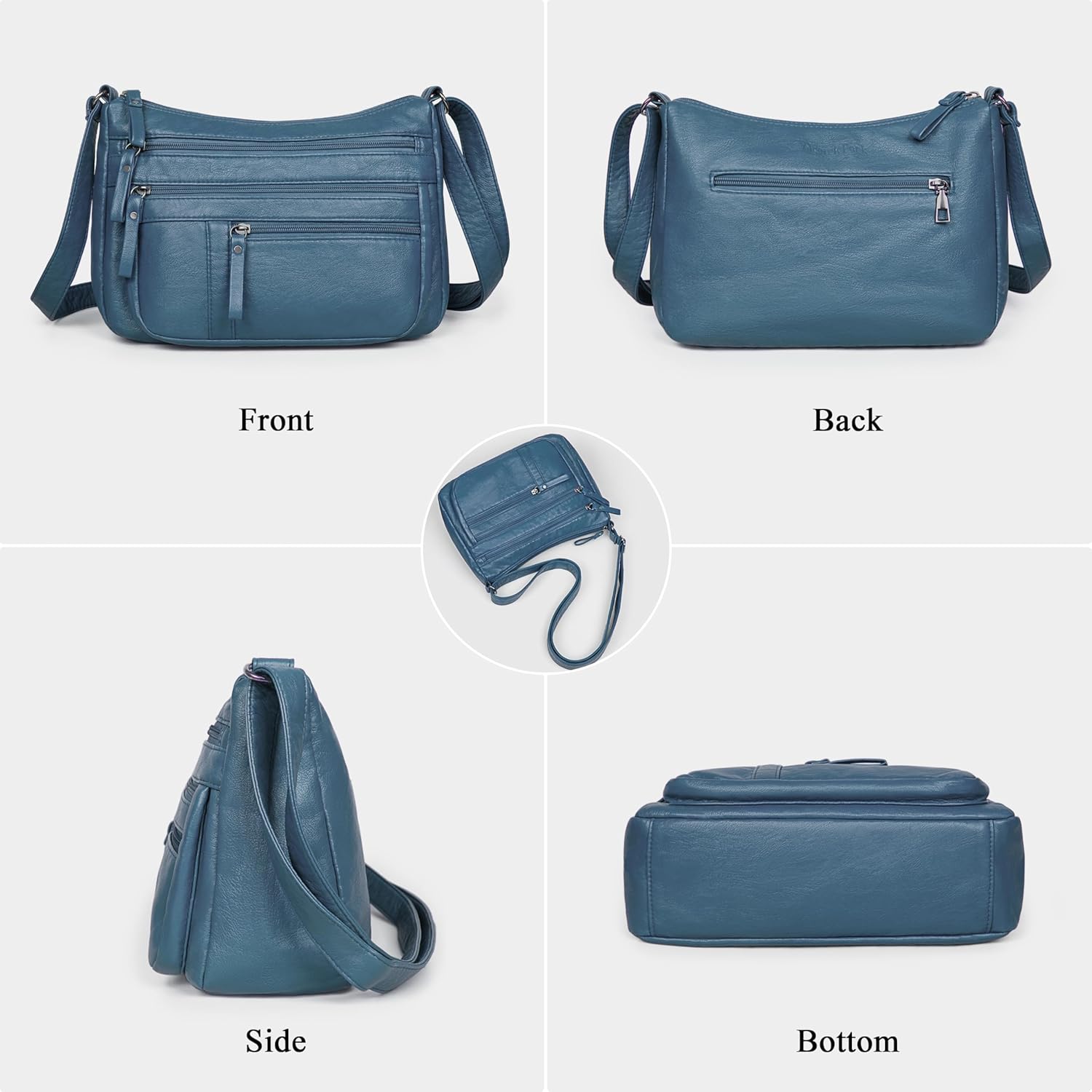 Purses for Women Vegan Leather Purses Crossbody Bags Shoulder Bags for Travel with Multi Pockets Casual Bag Purses for Women Vegan Leather Purses Crossbody Bags Shoulder Bags for Travel with Multi Pockets Casual Bag