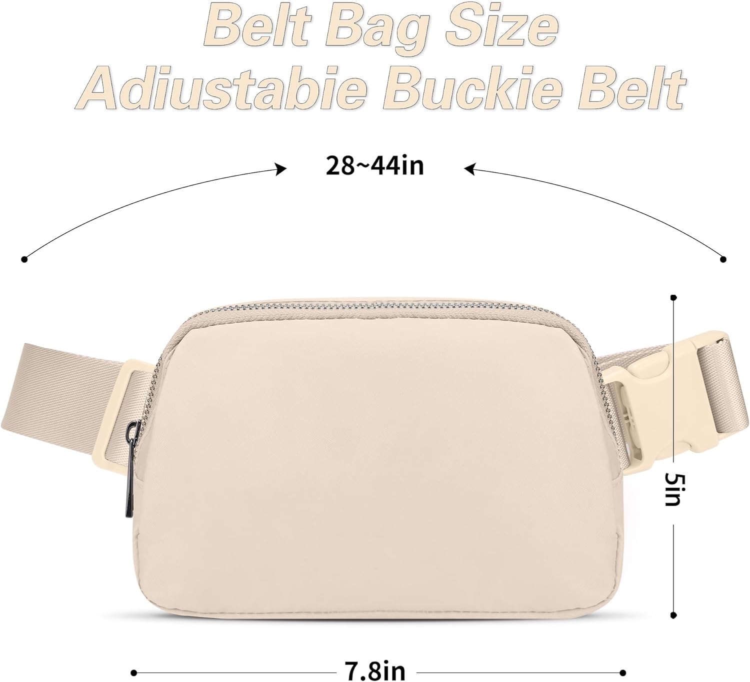 Mini Fanny Pack for Women & Men, Valentines Day Gifts for Girls Teens Kids Daughter Sister Her, Trendy Stuff Crossbody Bags Cute Everywhere Belt Bags.(Creamy) Mini Fanny Pack for Women & Men, Valentines Day Gifts for Girls Teens Kids Daughter Sister Her, Trendy Stuff Crossbody Bags Cute Everywhere Belt Bags.(Creamy)