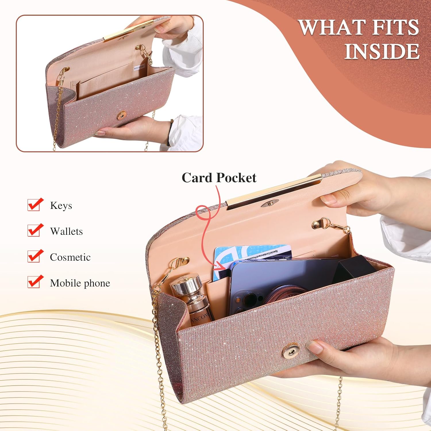 Evening Bag Clutch Purses for Women Lady Girl Handbags Crossbody Bag Wedding Bag for Prom Party Wedding Engagement | Wedding Bag Evening Bag Clutch Purses for Women Lady Girl Handbags Crossbody Bag Wedding Bag for Prom Party Wedding Engagement | Wedding Bag