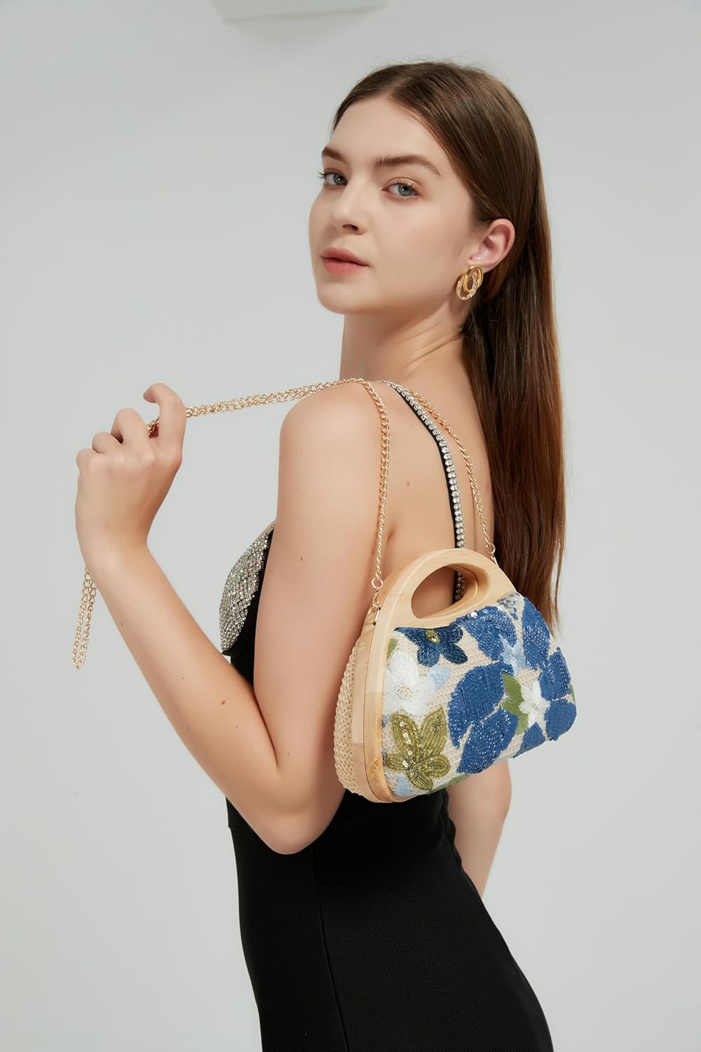 Women's Straw Clutch Handbags Women Beach Crossbody Hand-woven Summer Purse Wallet Top handle Evening Bag for Wedding Party Women's Straw Clutch Handbags Women Beach Crossbody Hand-woven Summer Purse Wallet Top handle Evening Bag for Wedding Party