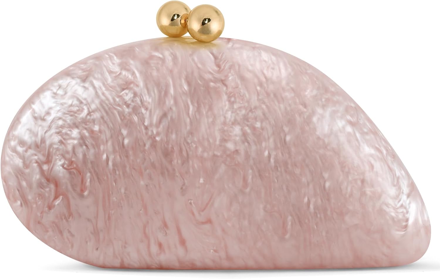 Acrylic Seashell Clutch Purse for Women, Elegant Marble Evening Bag, Wedding Party Clutch Handbags