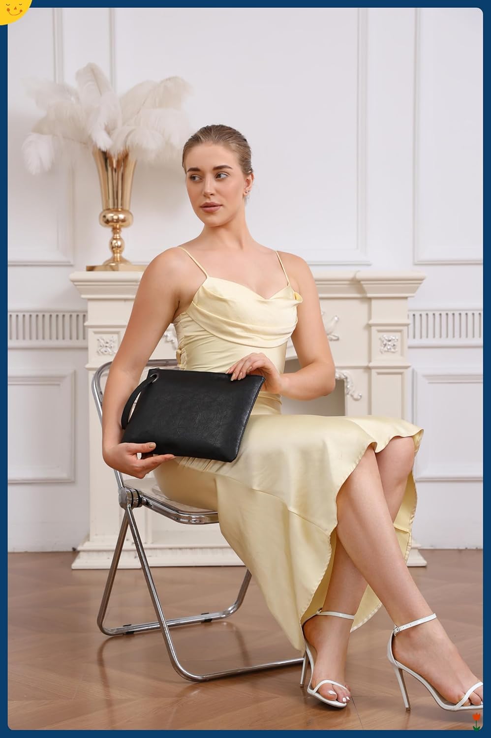 Clutch Purses for Women Evening Bag Women's Handbags Purse Trendy Designer Wedding Pu Leather Wristlet Black Clutch Purses for Women Evening Bag Women's Handbags Purse Trendy Designer Wedding Pu Leather Wristlet Black