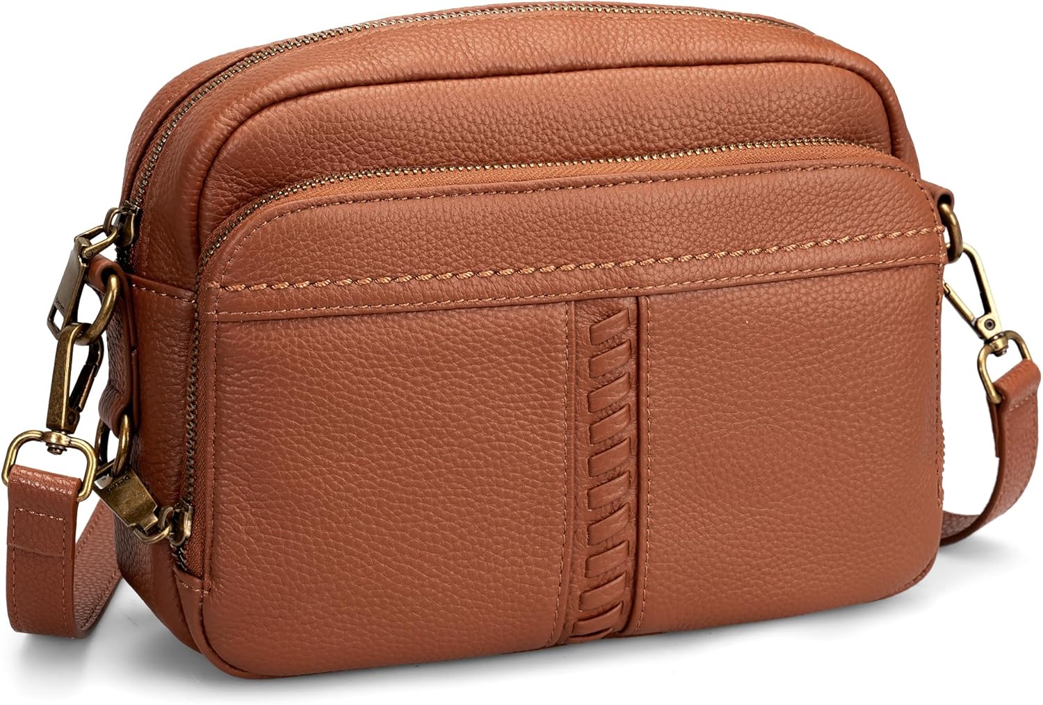 Genuine Leather Crossbody Bag for Women Anti Theft Purse and Handbags with Built in RFID Wallet Genuine Leather Crossbody Bag for Women Anti Theft Purse and Handbags with Built in RFID Wallet