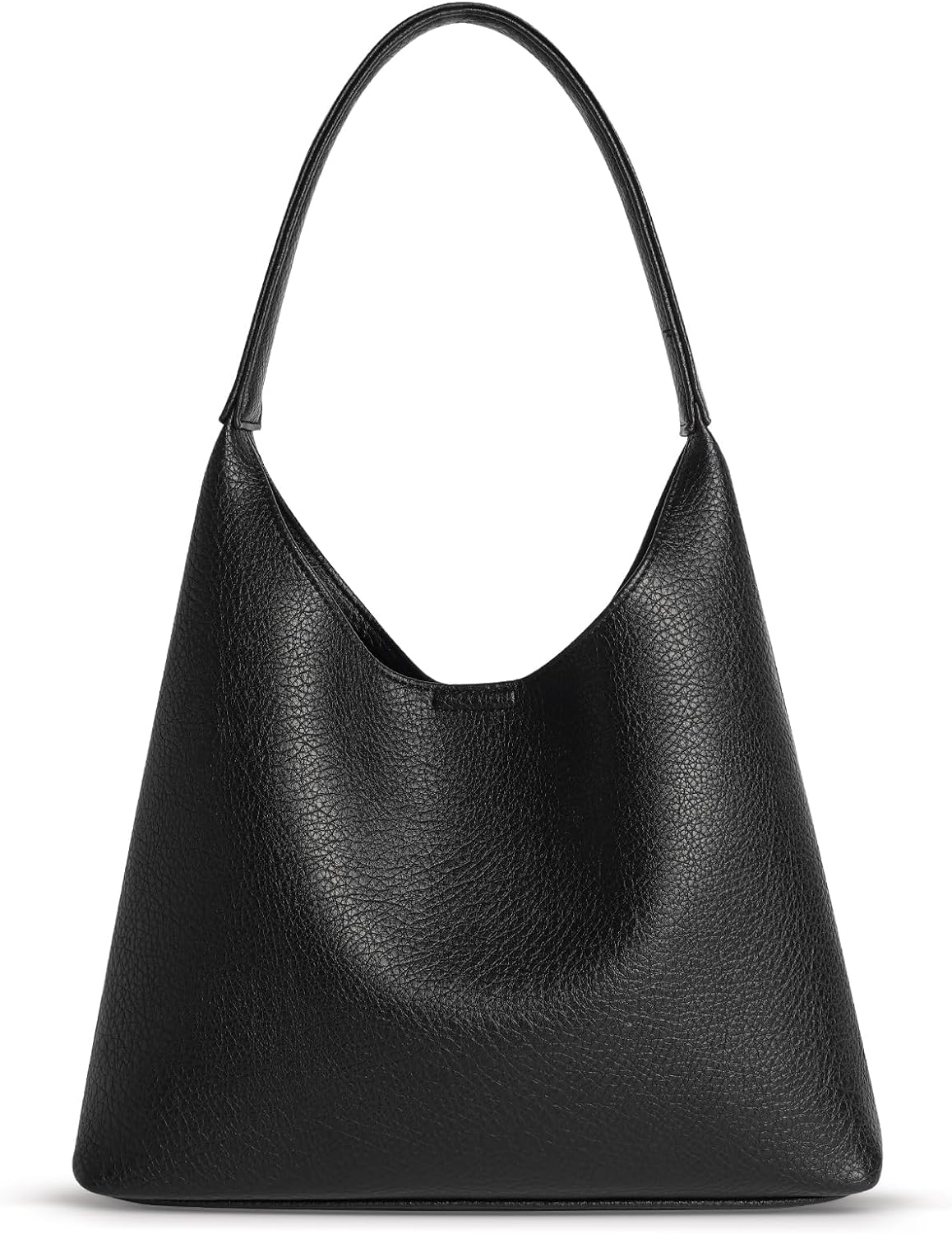 Hobo Bags for Women, Small Slouchy Hobo Purse, Soft Vegan Leather Shoulder Bag Trendy Everyday Tote Handbag, 11'' (28cm)