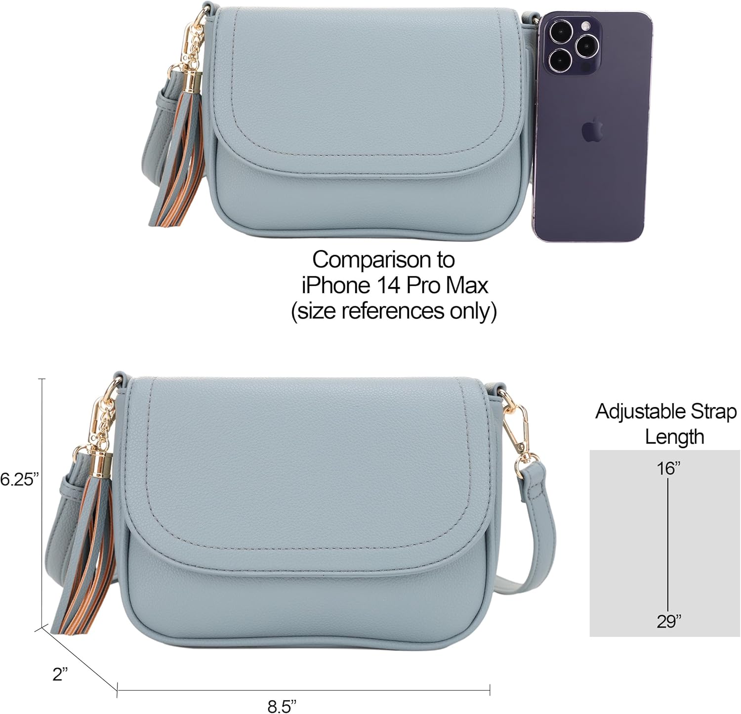 Small Crossbody Bags for Women Trendy Flap Saddle Purses with Tassel Vegan leather Shoulder bag Small Crossbody Bags for Women Trendy Flap Saddle Purses with Tassel Vegan leather Shoulder bag