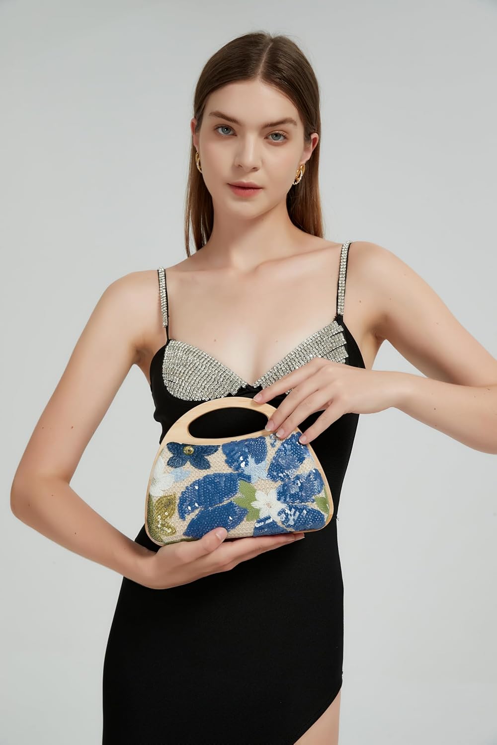 Women's Straw Clutch Handbags Women Beach Crossbody Hand-woven Summer Purse Wallet Top handle Evening Bag for Wedding Party Women's Straw Clutch Handbags Women Beach Crossbody Hand-woven Summer Purse Wallet Top handle Evening Bag for Wedding Party