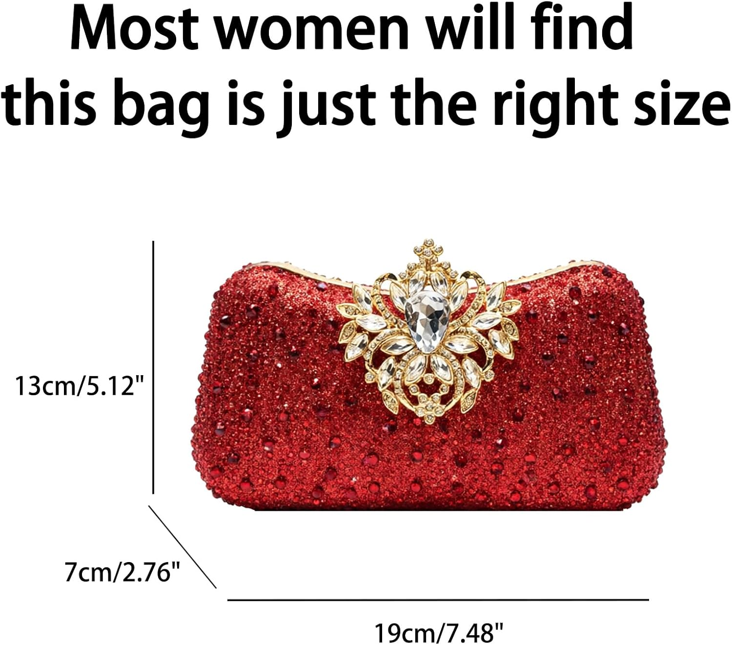 2026 Sparkly Rhinestones Clutch Purse for Women Crystal Evening Bag Glam Rhinestone Clasp Handbag for Party Wedding 2026 Sparkly Rhinestones Clutch Purse for Women Crystal Evening Bag Glam Rhinestone Clasp Handbag for Party Wedding