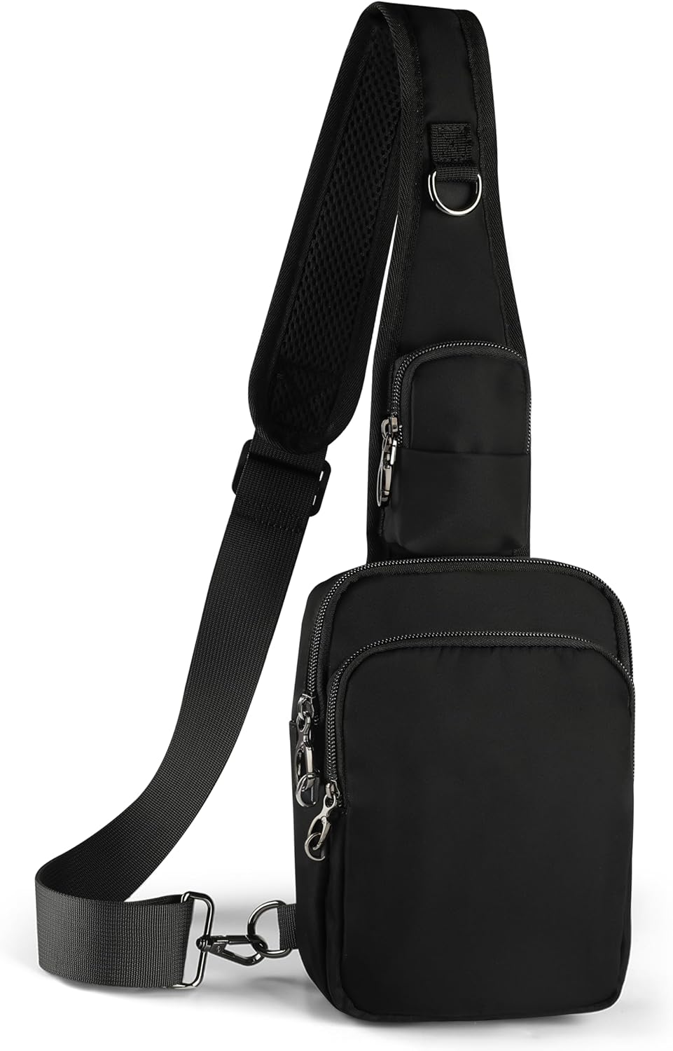 Sling Bag, Crossbody Bag with Zipper Lock, RFID Blocking & Water Resistant for Men and Women