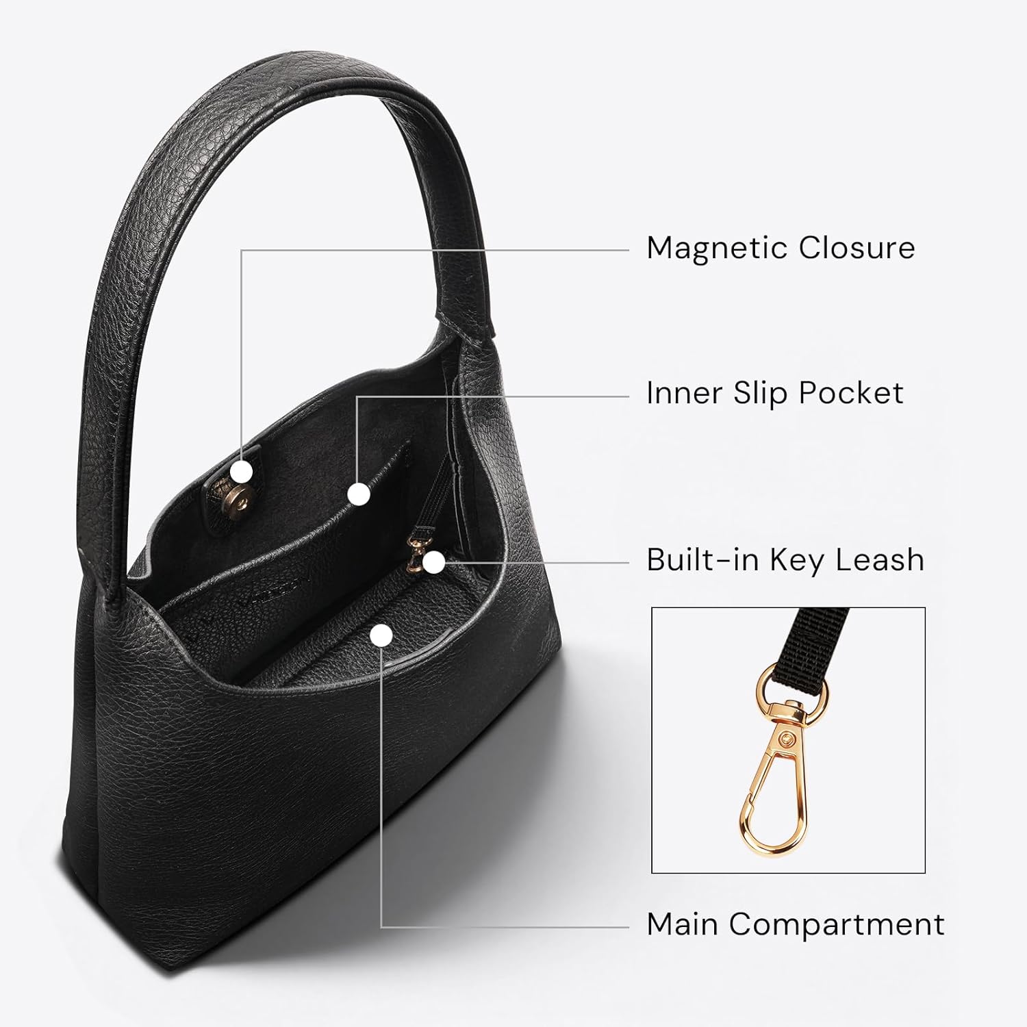 Hobo Bags for Women, Small Slouchy Hobo Purse, Soft Vegan Leather Shoulder Bag Trendy Everyday Tote Handbag, 11'' (28cm) Hobo Bags for Women, Small Slouchy Hobo Purse, Soft Vegan Leather Shoulder Bag Trendy Everyday Tote Handbag, 11'' (28cm)